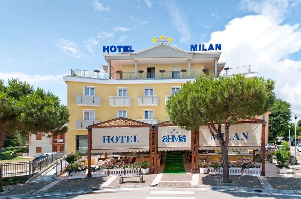 Hotel Milan ロゾリーナ・マーレ エクステリア 写真